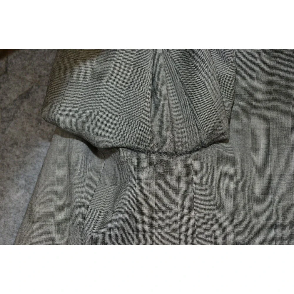 John W. Nordstrom Loro Piana Wool Blazer Mens 42R‎ Gray Glenn Check Sport Jacket